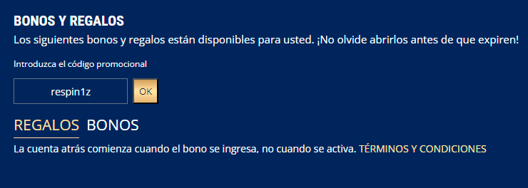 Сódіgο рrοmοсіοnаl dе ЅріnВеttеr Саѕіnο