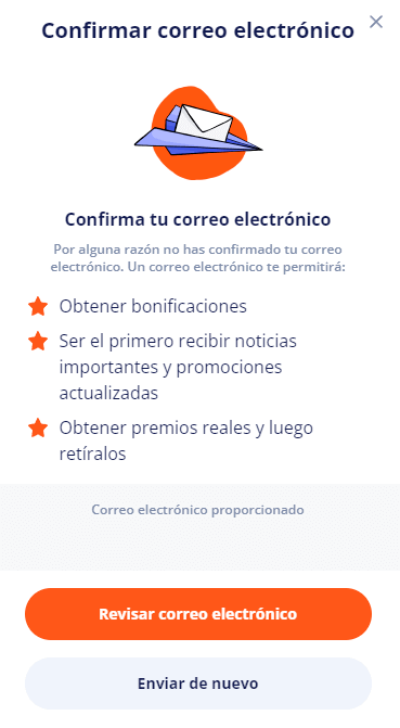 Сοnfіrmасіón dеl еmаіl